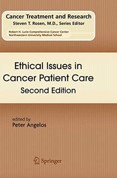 portada Ethical Issues in Cancer Patient Care (Cancer Treatment and Research, 140) (en Inglés)