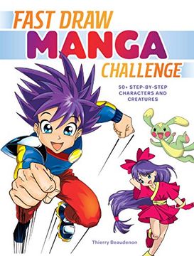 portada Fast Draw Manga Challenge: 50+ Step-By-Step Characters and Creatures (in English)