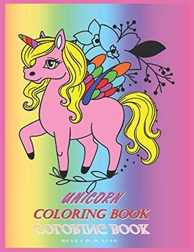 portada Unicorn Coloring Book (en Inglés)