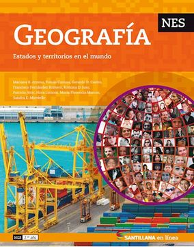 portada Geografia Estados y Territorios en el Mundo Santillana en Linea (Nes 2 Año) (Novedad 2017)