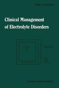 portada Clinical Management of Electrolyte Disorders (en Inglés)