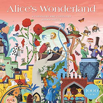 portada Alice'S Wonderland: A Curiouser and Curiouser Jigsaw Puzzle (en Inglés)