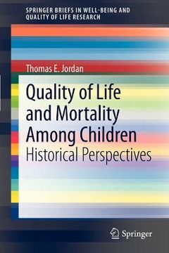 portada quality of life and mortality among children (en Inglés)