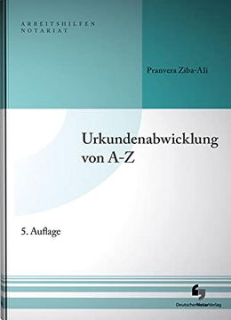 portada Urkundenabwicklung von a-z (en Alemán)