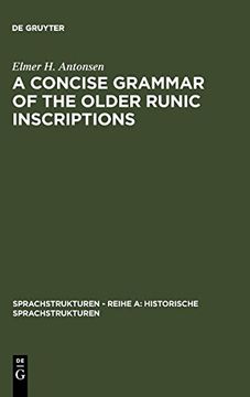 portada A Concise Grammar of the Older Runic Inscriptions (en Inglés)