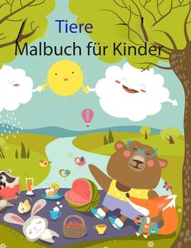 portada Tiere Malbuch für Kinder