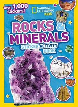 portada Rocks and Minerals Sticker Activity Book (en Inglés)