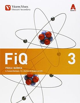 portada FiQ 3 (Fisica i Quimica ESO ) Aula 3D (en Catalá)