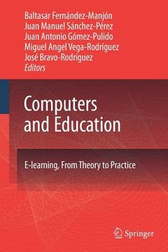 portada Computers and Education: E-Learning, from Theory to Practice (in English)