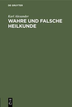 portada Wahre und Falsche Heilkunde (en Alemán)