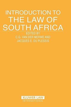 portada introduction to the law of south africa (en Inglés)