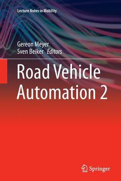 portada Road Vehicle Automation 2 (en Inglés)