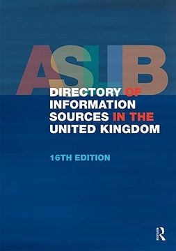 portada Aslib Directory of Information Sources in the United Kingdom (en Inglés)