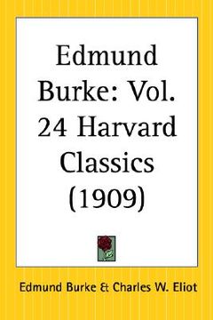 portada edmund burke: part 24 harvard classics (en Inglés)