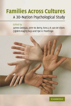 portada Families Across Cultures Paperback: A 30-Nation Psychological Study (en Inglés)