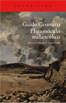 portada El Monóculo Melancólico (in Spanish)
