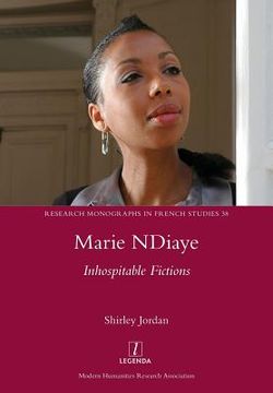 portada Marie NDiaye: Inhospitable Fictions (in English)