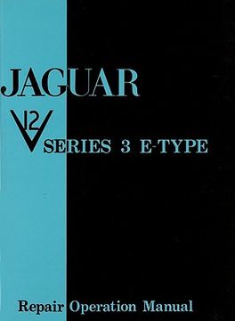portada Jaguar E-Type V12 Ser 3 Wsm (en Inglés)
