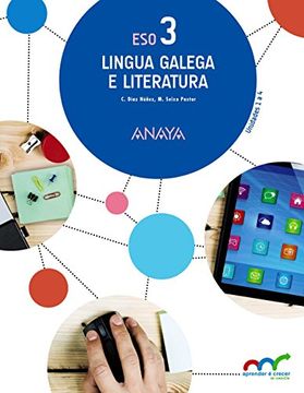 portada 3Ï¿ ½ E. S. O. -Lingua g. E Literatura 3 (g) (2015) - A. Crecer