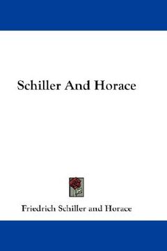 portada schiller and horace (in English)