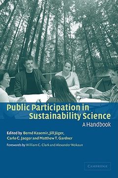 portada Public Participation in Sustainability Science Paperback: A Handbook (en Inglés)