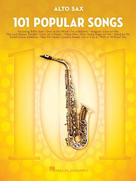 portada 101 Popular Songs - Alto Saxophone (Instrumental Folio) (en Inglés)
