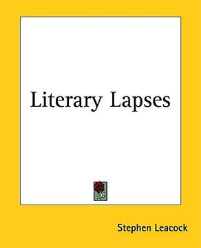 portada literary lapses (en Inglés)