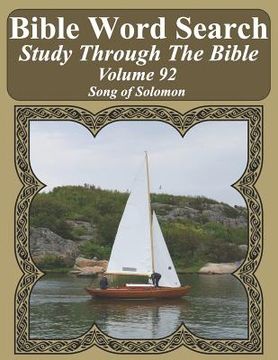 portada Bible Word Search Study Through The Bible: Volume 92 Song of Solomon (en Inglés)