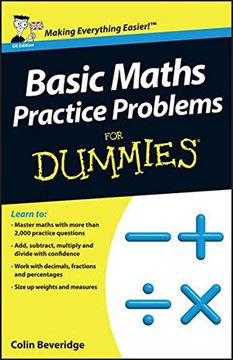 portada Basic Maths Practice Problems For Dummies