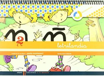 portada Letrilandia Lectoescritura Cuaderno 2 de Escritura (Pauta Montessori) (a tu Medida (Entorno Lógica Matemática)) - 9788426371409 (in Spanish)