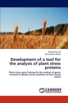 portada development of a tool for the analysis of plant stress proteins (en Inglés)