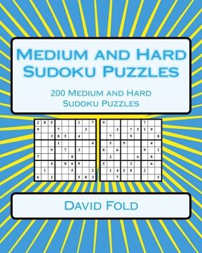portada Medium and Hard Sudoku Puzzles: 200 Medium and Hard Sudoku Puzzles