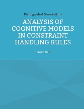 portada Analysis of Cognitive Models in Constraint Handling Rules (in English)