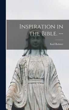 portada Inspiration in the Bible. -- (en Inglés)