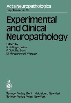 portada experimental and clinical neuropathology: proceedings of the first european neuropathology meeting, vienna, may 6 8, 1980 (en Inglés)