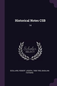 portada Historical Notes CSB: 14 (en Inglés)
