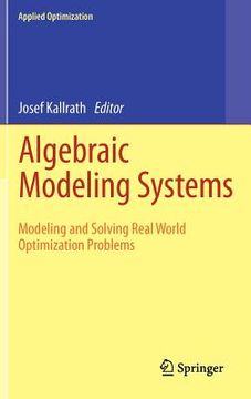 portada algebraic modeling systems