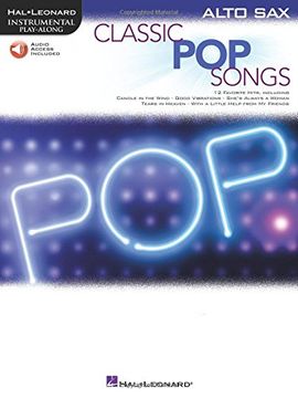portada Classic Pop Songs: Alto Sax [With Free Web Access] (in English)