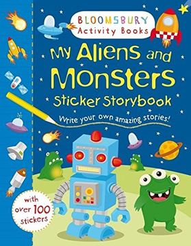 portada My Aliens and Monsters Sticker Storybook (Sticker Storybooks) (en Inglés)