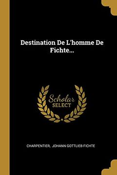 portada Destination de L'homme de Fichte. (in French)