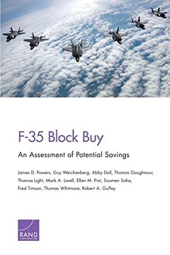 portada F-35 Block Buy: An Assessment of Potential Savings (en Inglés)