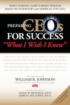 portada Preparing CEOs for Success: "What I Wish I Knew" (en Inglés)
