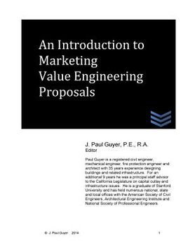 portada An Introduction to Marketing Value Engineering Proposals (en Inglés)