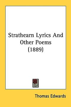 portada strathearn lyrics and other poems (1889) (en Inglés)