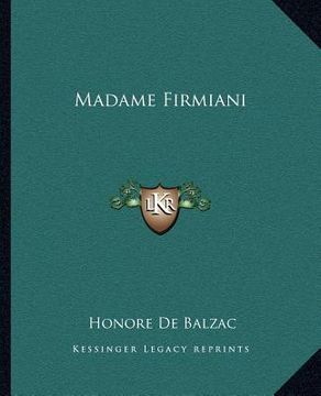portada madame firmiani (en Inglés)