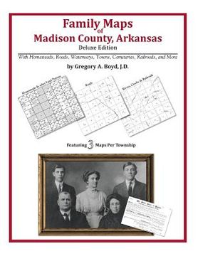 portada Family Maps of Madison County, Arkansas (en Inglés)