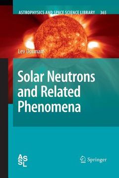 portada Solar Neutrons and Related Phenomena