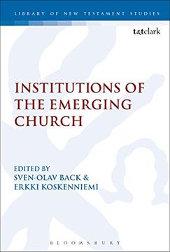 portada Institutions of the Emerging Church (The Library of new Testament Studies) (in English)