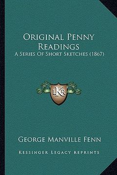 portada original penny readings: a series of short sketches (1867) (en Inglés)