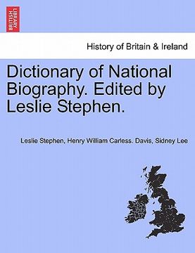 portada dictionary of national biography. edited by leslie stephen. vol. iii (en Inglés)